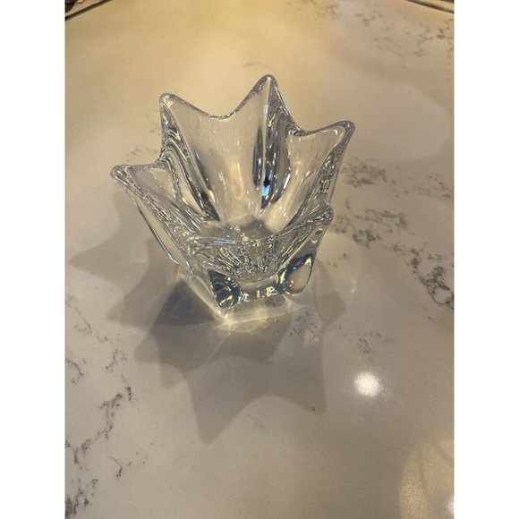 ORREFORS Crystal Bowl Sweden  Signed Aprox. 4.5” wide x 4" deep   Trinket dish - Picture 2 of 5